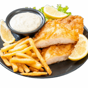 Fried Whiting Fish And Fries